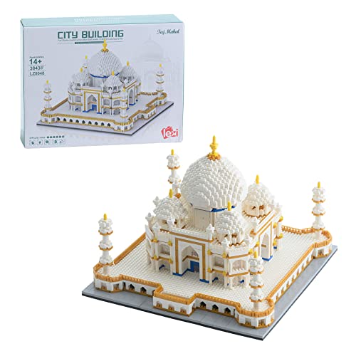Architecture Collection: Micro Mini Blocks Taj Mahal Building and Architecture Model Set,Mini Building Blocks Sets,Toys Gifts for Kid and Adultï¼ˆ4000Piecesï¼‰