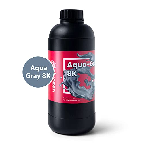 Phrozen Aqua-Gray 8K 3D Printing Resin, Designed To Showcase Highly Detailed 3D Models & Works Best With 8K 3D Lcd Printers #TOP3