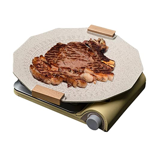 fengshan Parrilla de Estufa - Sartén de Aluminio para Estufa - Molde para panqueques de Aluminio, sartén para Placa de Parrilla para Estufa, Cocina a, Estufa eléctrica, Parrilla a Fuego Abierto Cover