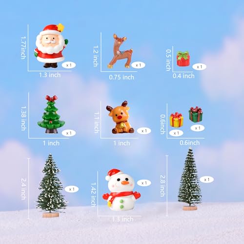 Figurines de Noël d'exception et mini ornements peints à la main