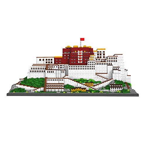 ZXIAQI Bausteine Tibet Architektur Potala Palast 3D Modell Kinder 10000 PCS Micro Körnchen Mini DIY Building Blocks Spielzeug für Pädagogische Junge und Mädchen Geschenke Cover