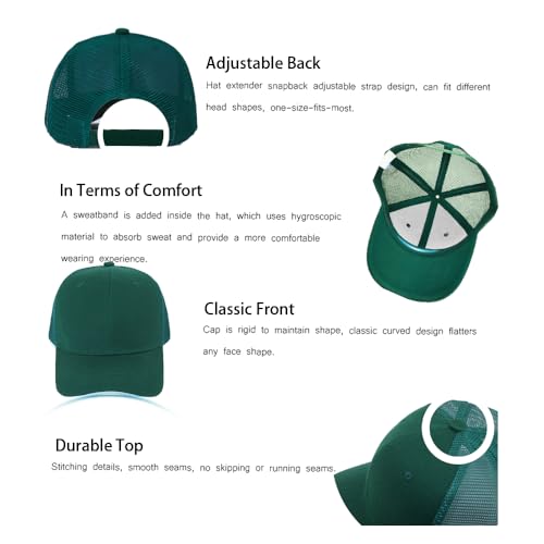 Image of ZH 12 Pack Mesh Trucker Hats, Bulk Baseball Caps for Men and Women, Trucker Cap Wholesale
