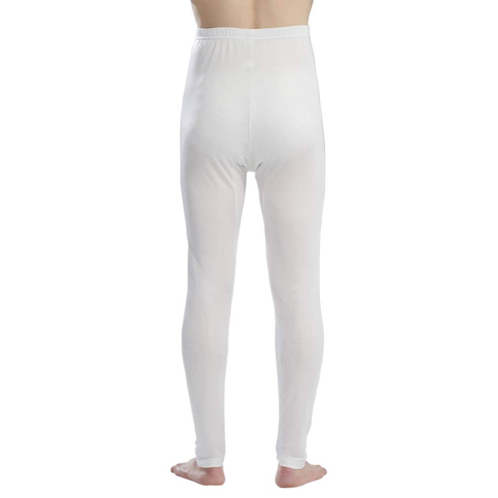 Paradise Silk Lange Herren-Unterhose aus reiner Seide, Jersey, Größe S, M, L