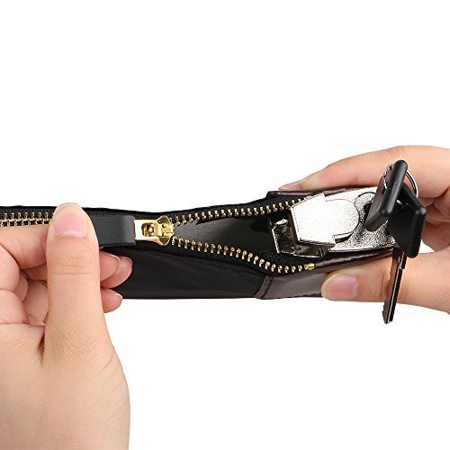 Bolsa para dinheiro Eagle Locking Segurança, bolsa de dinheiro, 26 x 21 x 3,5 cm, preta