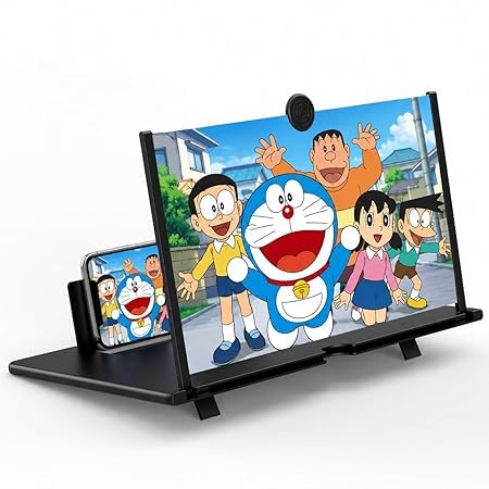 3D HD Screen Magnifier & Phone Holder – Screen Expander and Amplifier for All Smartphones with Eye Protection-image-5