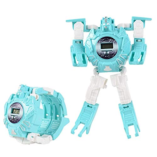 Elektronische Armbanduhr Roboter, Transformation Kreative Cartoon Figuren, Toy Watch Transformers Spielzeug, Digitaluhr Elektronische Roboter,