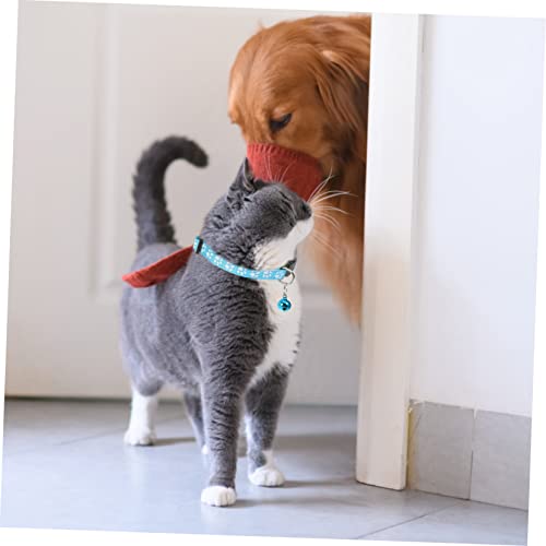 Collar de gato para gatitos pequeños con cascabel regulable juego de 3 7