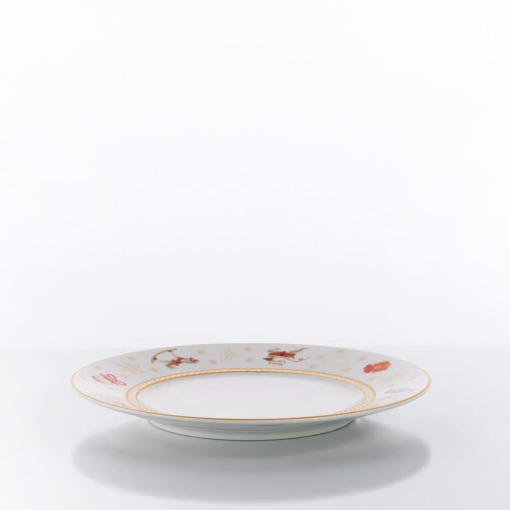 Set 6 Piatti Pane 17CM Xmas Porcellana