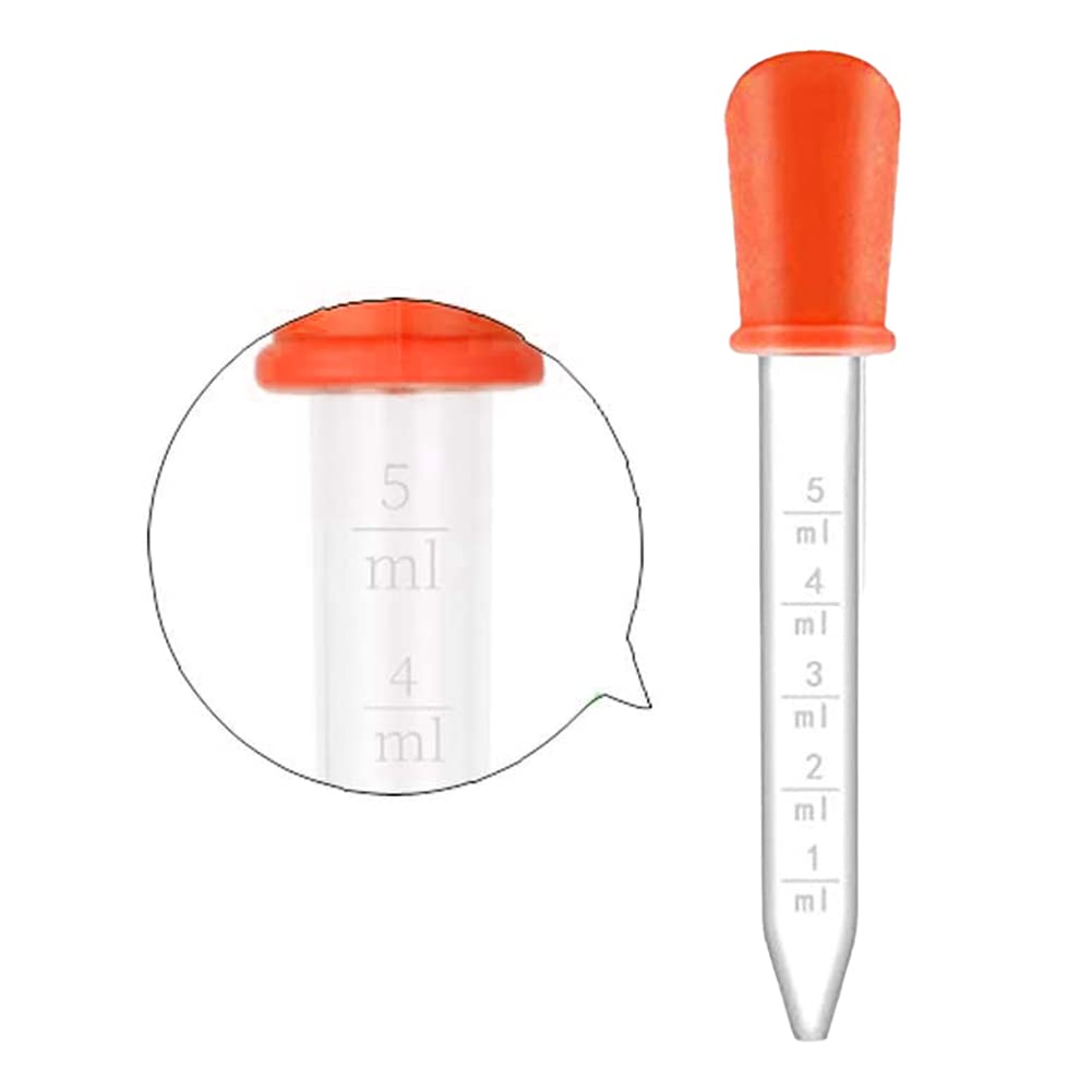 Contagocce In Silicone Alimentare - Set Da 10 Pezzi Con Spazzola, Capacità 5ml - Foto 5