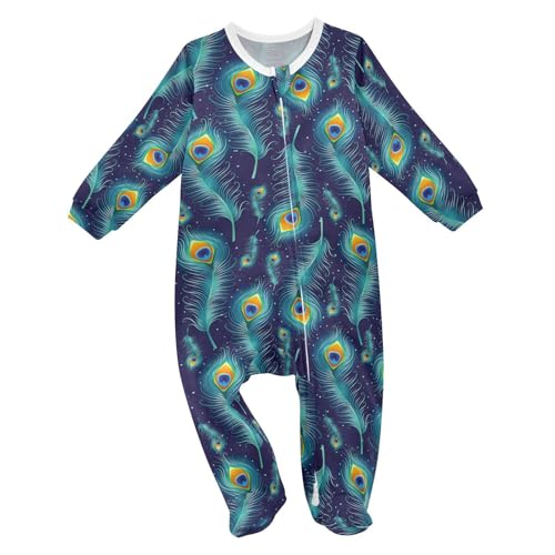 Image of vvfelixl Green Scarf Reindeer Baby Sleepers for Girl Boys Newborn Baby Play One-Piece Footies for 0-3 Months