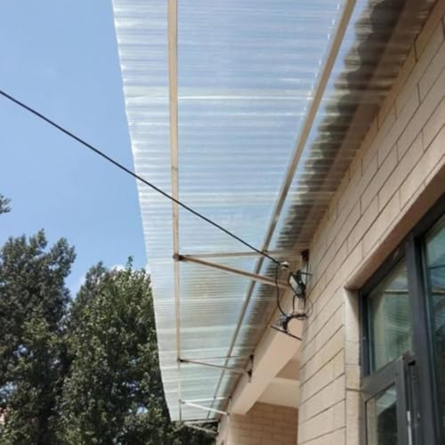 Panneau de toiture transparent anti-bruit pour réparer une serre tôle FRP - 7