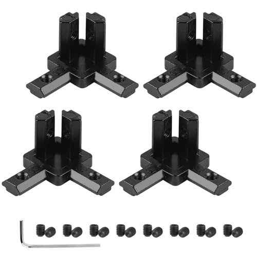 LALAGO 4pcs Conector de Esquina,Conector de Perfil de 3...