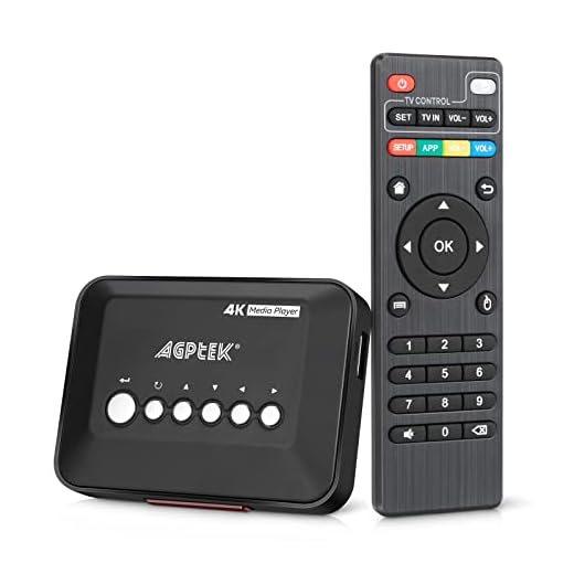 AGPtek 1080P HDMI TV Media Player with HDMI / YPbPr / AV Output, USB/SD Ports with Remote Control for MP3 AVI RMVB MPEG etc