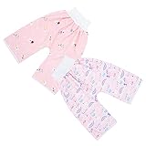 Supvox Trainingshosen Unisex Aus Baumwolle Und Auslaufsicher Hohe Taille Atmungsaktiv Cartoon Muster Für Babys 4-12 Waschbare Windelhosen