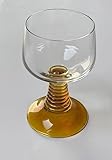 RB Weinglas, Glas, Römer Glas mit Gelb-Orange (Braun) Stil, 0,2L