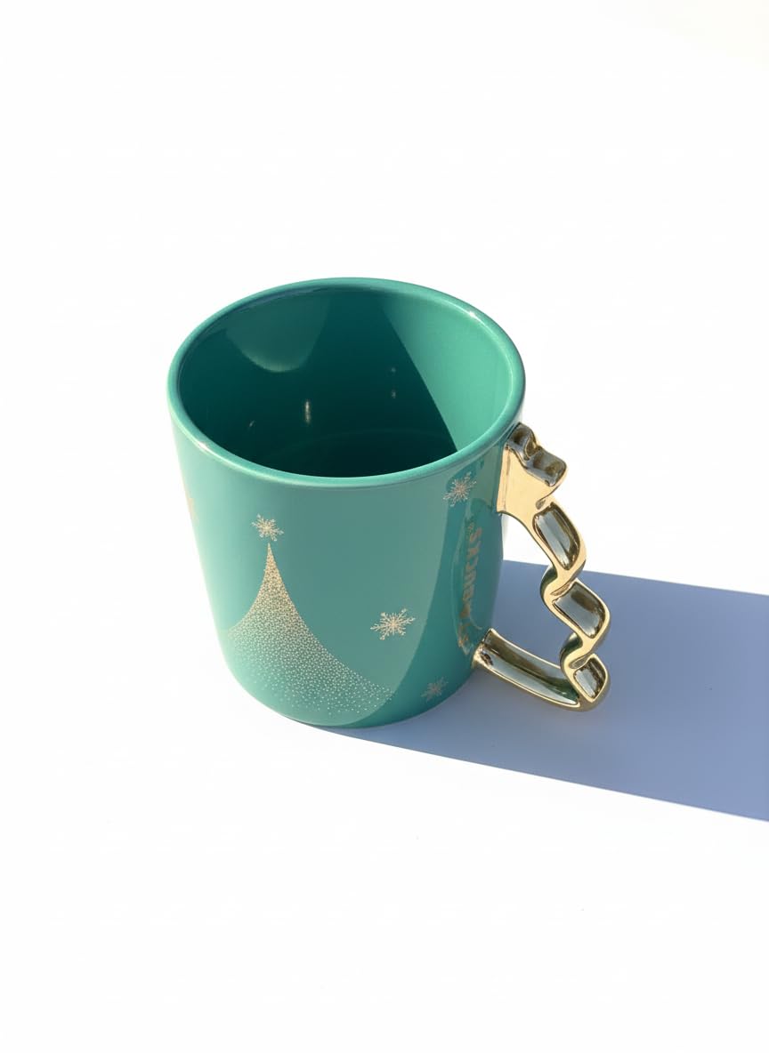 Starbucks Christmas Mug 12 oz | Festive Holiday Ceramic Coffee Cup | Cheerful Seasonal Drinkware