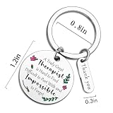 Therapist Gifts Mental Health Gifts for Women Men Thank You Keychain for OT PT SLP Therapist Physical Respiratory Speech Occupational Massage Therapy Gift for Female Birthday Halloween Christmas Idea