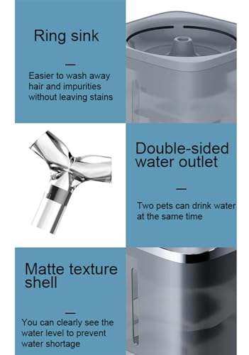 Fuente de Agua para Mascotas 2L para Gatos y Perros miniatura 7
