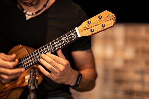 Ukulélé Concert électro-acoustique Ortega Guitars – Série Elite – housse incluse – Solid Spalted Maple (RUET-SMA) - Les Beatles, Paul McCartney, John Lennon, RIngo Starr, George Harrison Ukulélé Concert électro-acoustique Ortega Guitars - Série Elite - housse incluse - Solid Spalted Maple (RUET-SMA) – Image 4