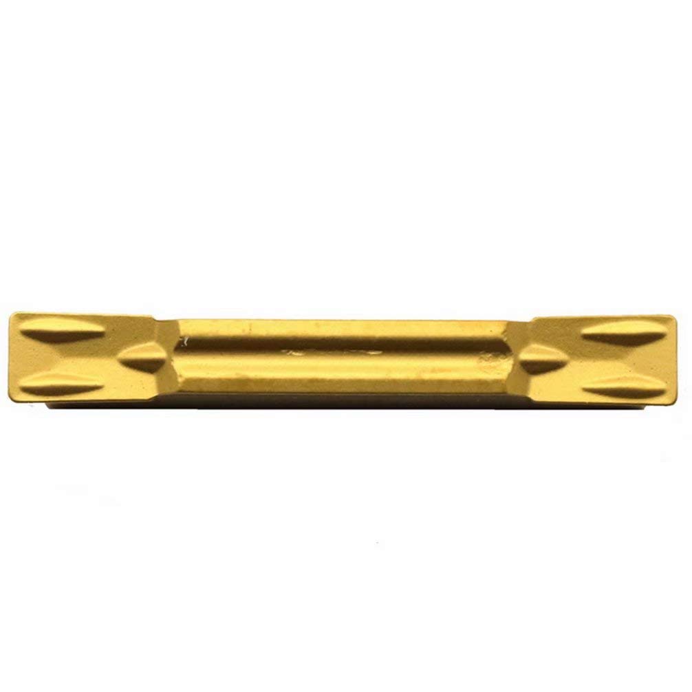 10 piezas MGMN250-G ZP20 Acero indexable Corte de ranurado CNC Torno CNC Herramienta MGEHR Insertos de mecanizado de ranura de carburo
