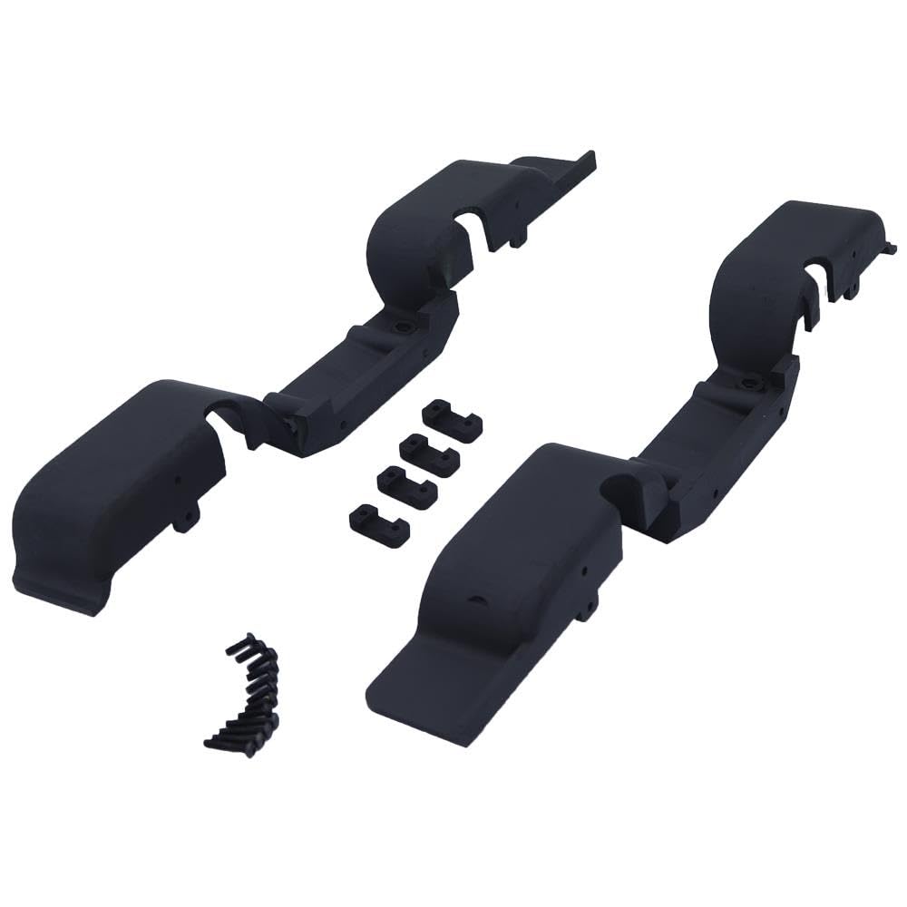 Czarne nylonowe błotniki błotnik dla FMS 1:24 K5 FCX24 gąsienica RC Model 1/24 FMS-K5 osłona przeciwbłotna RC akcesoria do modernizacji samochodów części