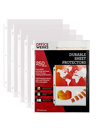Clear Sheet Protectors, 8.5