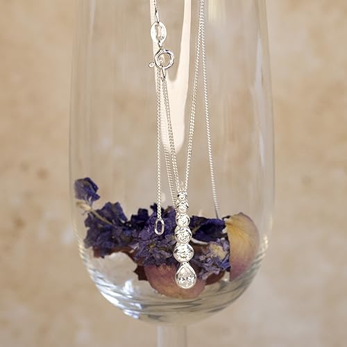 Cadena con colgante de plata para mujer Tuscany Silver 8.44.5310 925 3