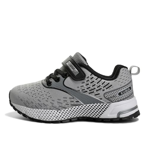 Image of KUBUA Kids Sneakers Lightweight Boys Girls Tennis Shoes | Breathable, Comfortable, Non Slip, Easy to Put On, Running, Walking, Gym, School, Daily Play, Toddler