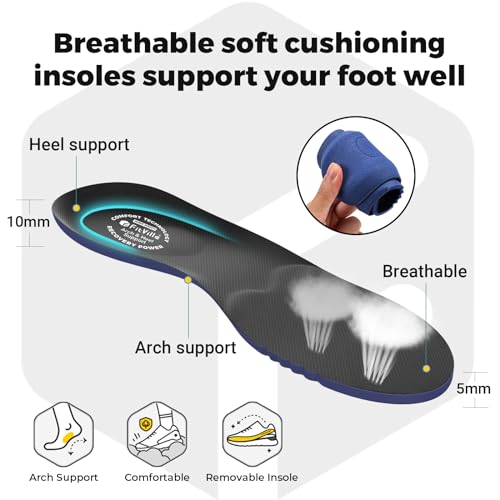 Image of FitVille Diabetic Sandals for Men Wide Width with Arch Support Comfortable Mens Diabetic Sandals Fully Adjustable Straps Lightweight
