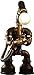 easy2cook E2С-Loft Handmade Lamp- Steampunk Industrial Style- Pipe Desk Light with Dimmer - Robot Flametrooper