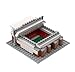 Liverpool Anfield Football Stereo Montage Baustein Modell, Mini Mini Granulat Architektur Modell Spielzeug Teen Geschenk Fans Andenken (13,7 × 12,8 × 6 cm, 322)