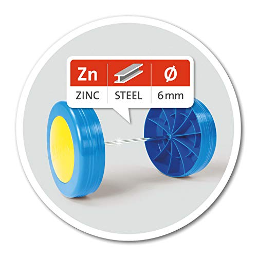 Lena 7165 Lauflernroller My First Scooter, Laufrad bunt, Sitzroller mit Stahlachsen, Lauflernrad zum Balance und Laufen trainieren, Lauflernhilfe Roller für Kleinkinder ab 18 Monate, Unisex