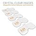 MagniPros LED Illuminated Headband Magnifier Visor | 2 Powerful LED Lights | 5 Detachable Lenses 1X, 1.5X, 2X, 2.5X 3.5X - Hands-Free Lighted Magnifying Glasses for Crafts, Hobbies, Cross Stitch