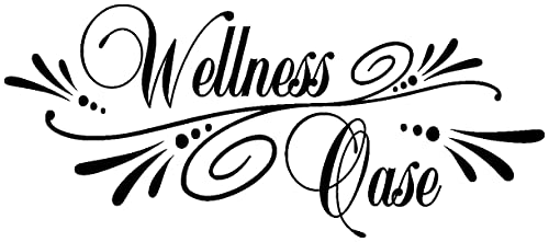 Samunshi® Wandtattoo Wellness Oase Wandsticker 50 x 22cm schwarz