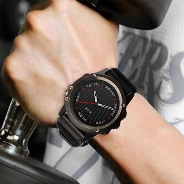 Miniatura 9 de Correa de reloj militar de nailon para Garmin Fenix 7X  Fenix 6X  Fenix 5X  Enduro 2, correa deportiva de nailon resistente ajustable con cierre de