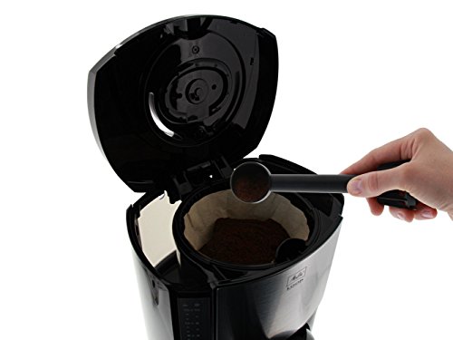 Melitta Look Therm Cafetera de Filtro con Jarra isotérmica, Selector de Aroma, Capacidad 10 Tazas (125 ml), Negro/Acero… - Imagen 5