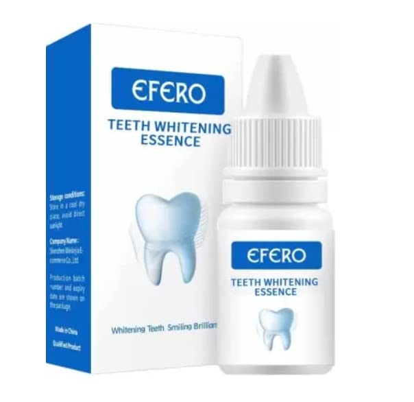 ZeroLuxury Teeth Whitening Essence for Men & Women | Oral Hygiene Serum | Plaque & Stain Remover | Ideal for White Teeth | Effective Teeth Whitener Liquid | Easy Application
