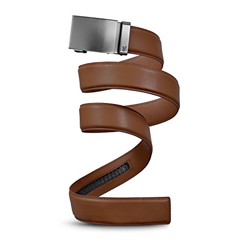 Image of Mission Belt Men's Leather Ratchet Belt, 40mm Metal Collection