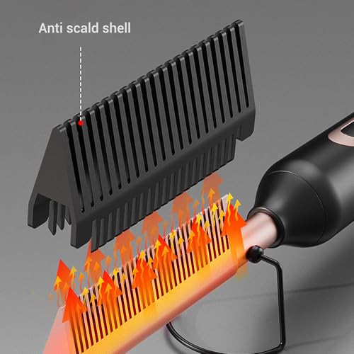 Peine eléctrico alisador con 3 temperaturas ajustables miniatura 5