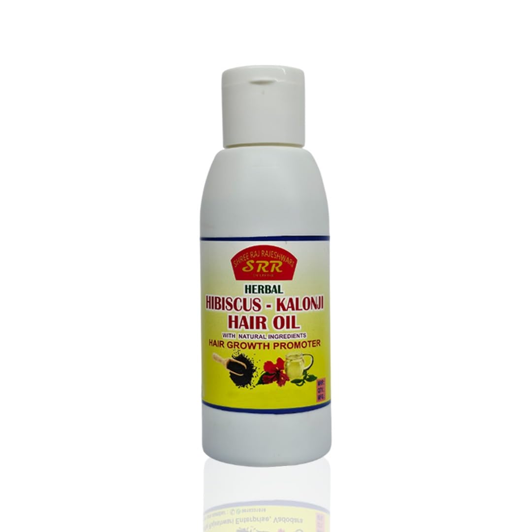 SRR SHREE RAJ RAJESHWARI ENTERPRISE Unisex Herbal Hair Care Product Women & Men | Hair Types hair oil ,hair pack ,hair shampoo bottel balo ka tel val nu tel (hibiscus - kalonji hair oil)-image-1