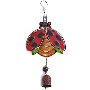 Camisin Windklokkenspel Metalen Muzikale Wind Klokken Lieveheersbeestje Ambachten Opknoping Decoratie voor Home Kamer…