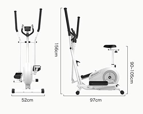 Image of Elliptical Machine Advanced Bicycle Trainer Elliptical Cross Trainer Exercise Bike-Aerobic Fitness Exercise Heart Rate Pulse Sensor Treadmill