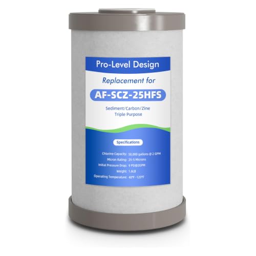 Compatible with Aquasure Fortitude V2 AF-SCZ-25HFS Replacement Water Filter