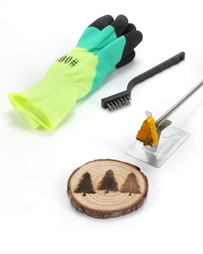 AIMOADO Pine Tree Branding Iron, 1 1/2" Brass Branding Iron