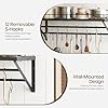 YATINEY Pot Rack, 30 Inch Wall Mounted Pot Rack, Kitchen Pot and Pan Organizer with 2 Tier Hanging Rails, 12 S-Hooks, Space Saving, for Kitchen Cookware Organizer, Black PR02BK #2
