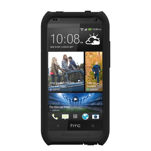 Trident Aegis Series Case For Htc Zara/Desire 601 - Retail Packaging - Black #TOP30