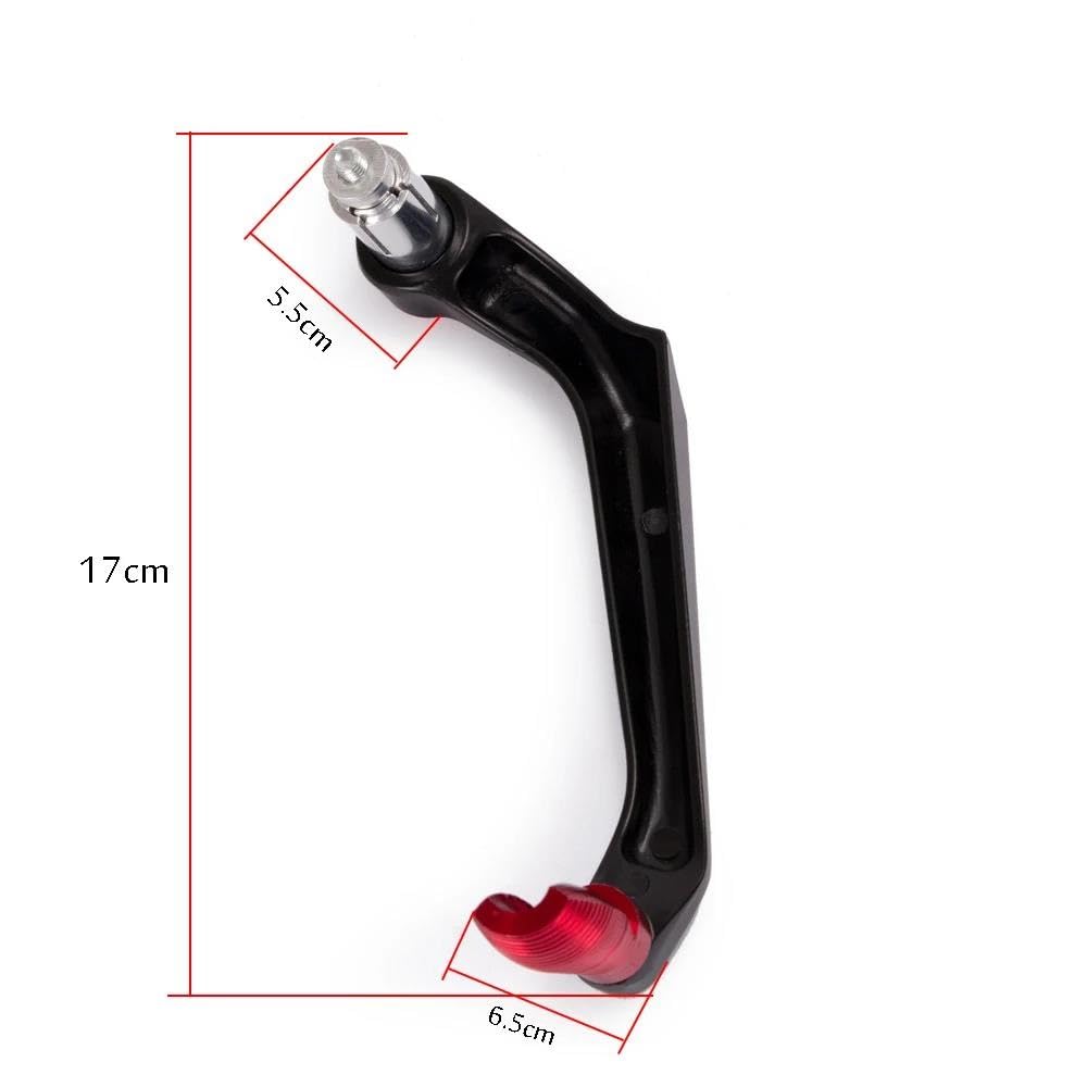 JCAKES Motorrad-Handprotektoren Universal Motorrad 7/8 "22mm Für Triumph Für Tiger Lenker Griffe Bremse Kupplung Hebel Hand Schutzfolie Handschutz(4)