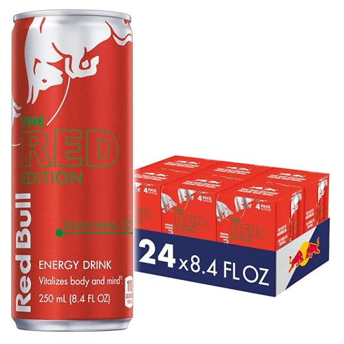 Red Bull Energy Drink, Watermelon, Red Edition