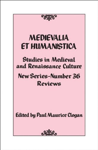 Buy Medievalia Et Humanistica, No. 36: Studies in Medieval and Renaissance Culture — BookShops.in