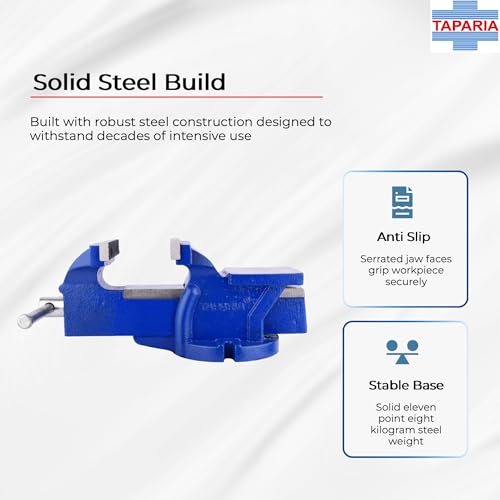Image of Taparia 125Mm Bench Vice Fixed Base (Bvsgm 05)
